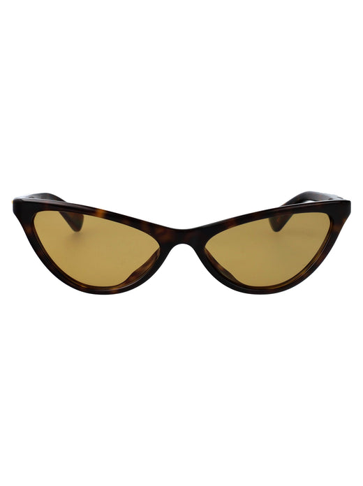 Bottega Veneta Bv1414s Cat-Eye Havana Sunglasses — Brown Acetate