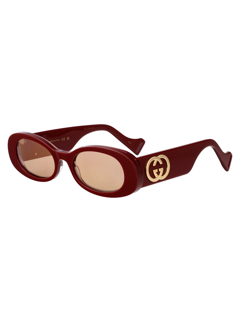 Gucci Gg0517s Sunglasses — Burgundy Acetate