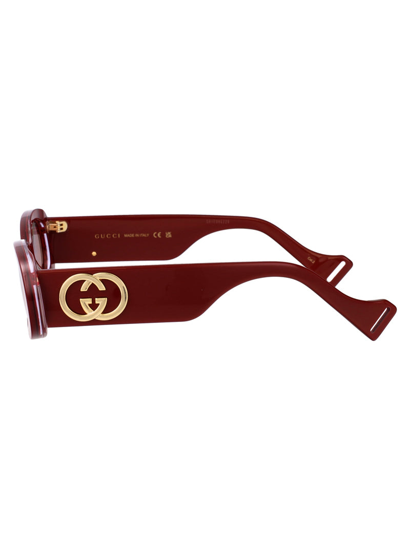 Gucci Gg0517s Sunglasses — Burgundy Acetate