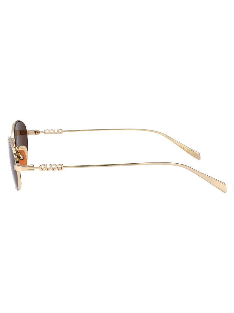 Gucci Gg1940s Gold Metal Sunglasses —