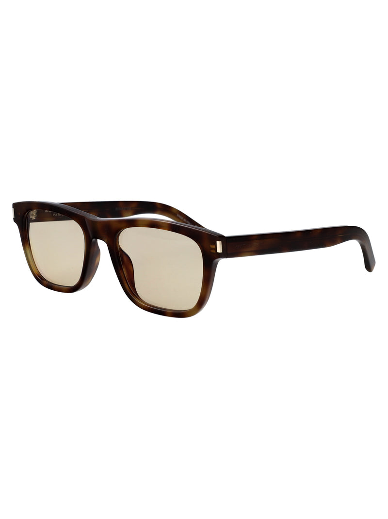 Saint Laurent Sl819 Sunglasses — Brown Acetate