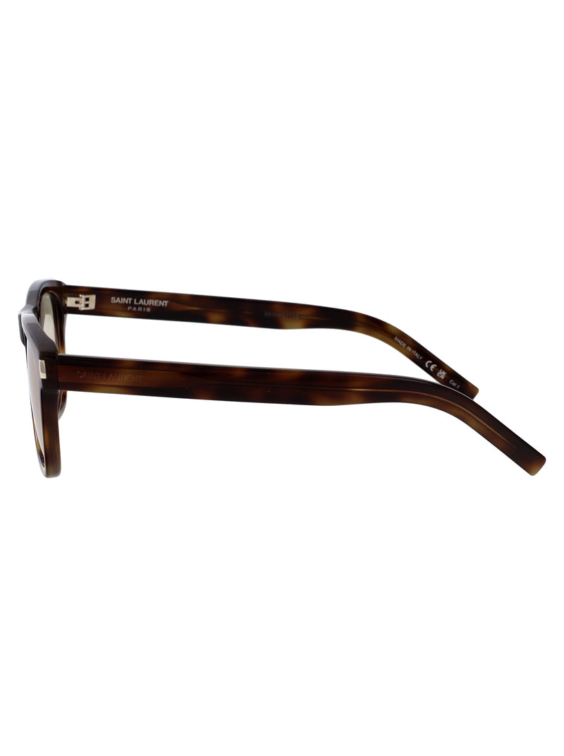 Saint Laurent Sl819 Sunglasses — Brown Acetate