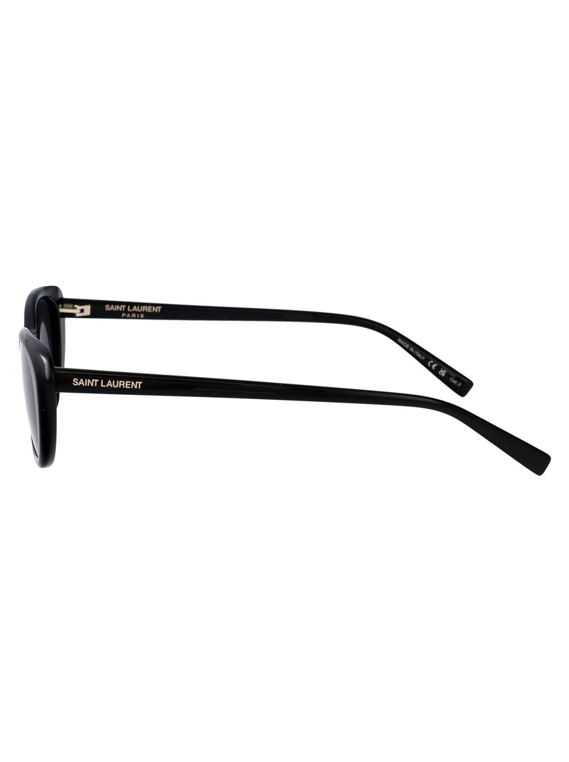 Saint Laurent Sl822 Sunglasses — Black Acetate