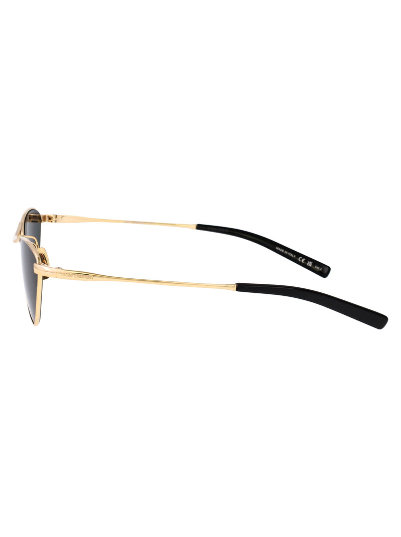 Saint Laurent Sl830 Sunglasses — Gold Metal