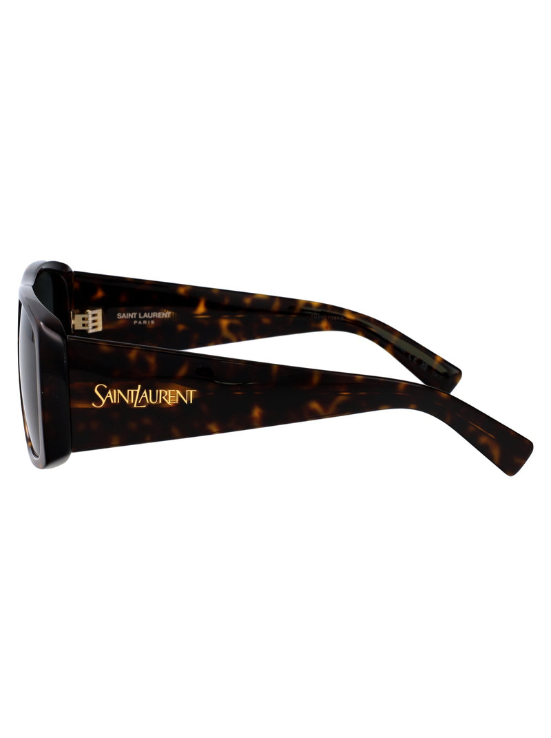 Saint Laurent Sl832 Sunglasses — Brown Acetate