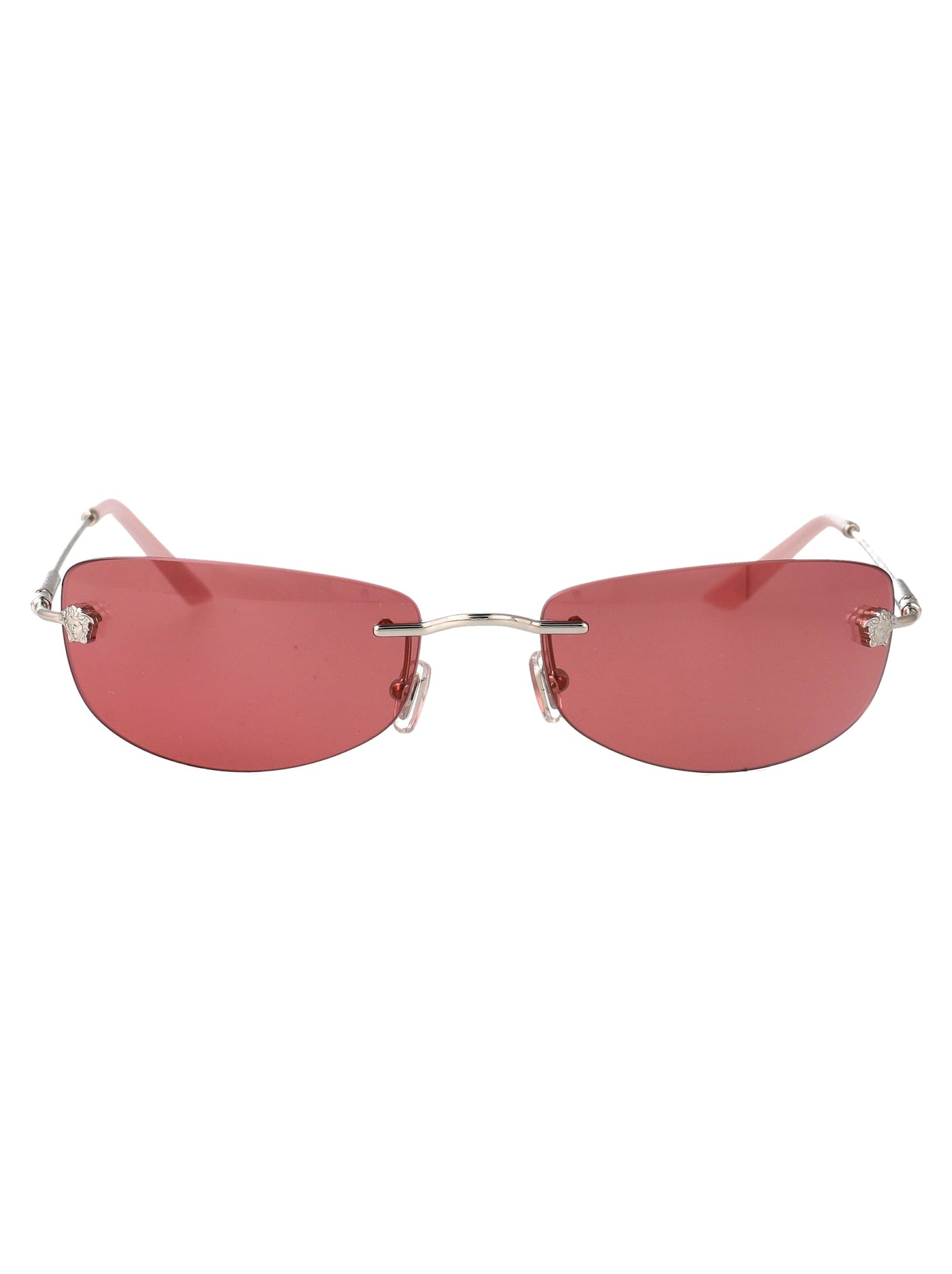 Versace 0ve2279 Metal Frame Sunglasses — Rose