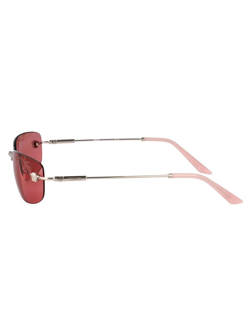 Versace 0ve2279 Metal Frame Sunglasses — Rose