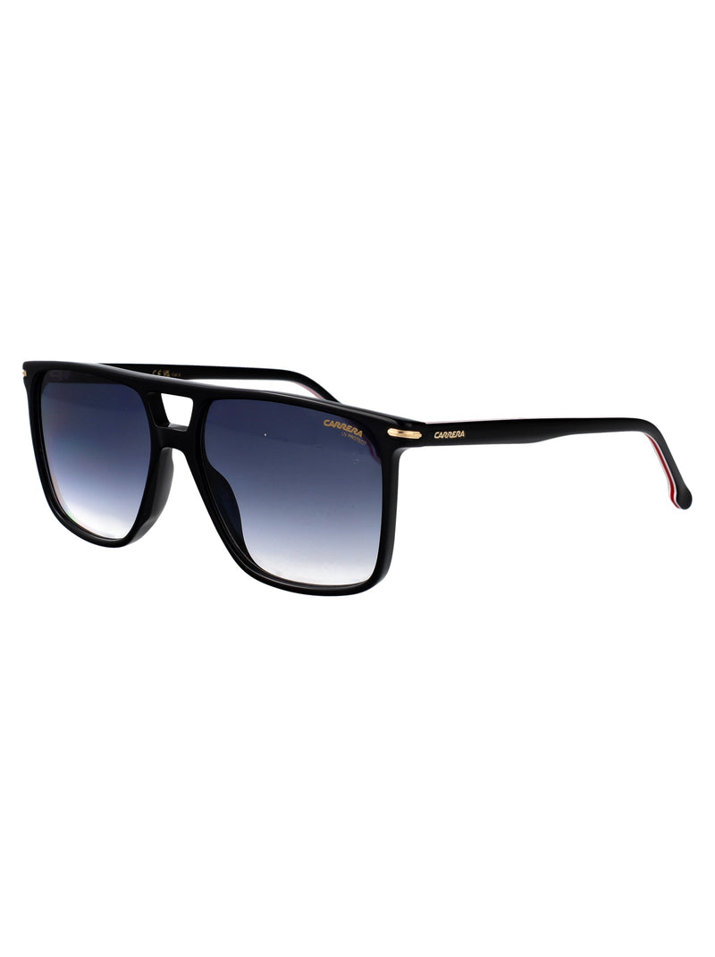 Carrera Gradient-Lens Black Acetate Sunglasses —