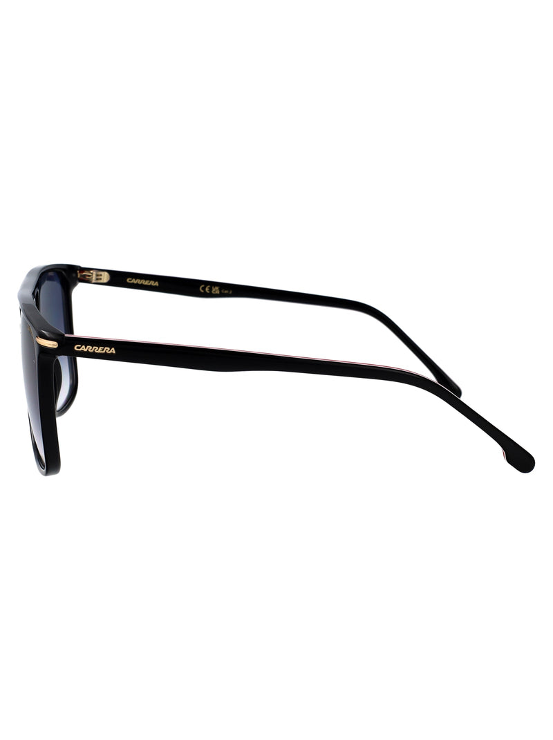Carrera Gradient-Lens Black Acetate Sunglasses —