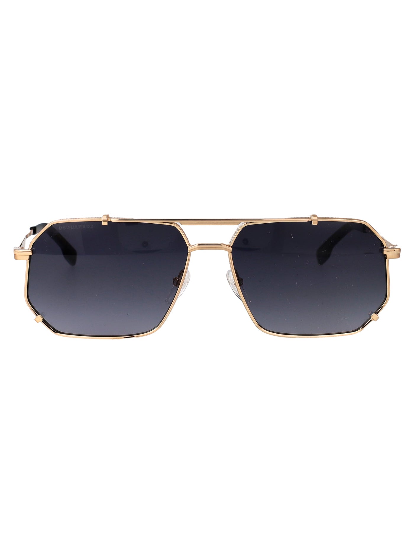 Dsquared2 Rose Gold Metal Sunglasses —