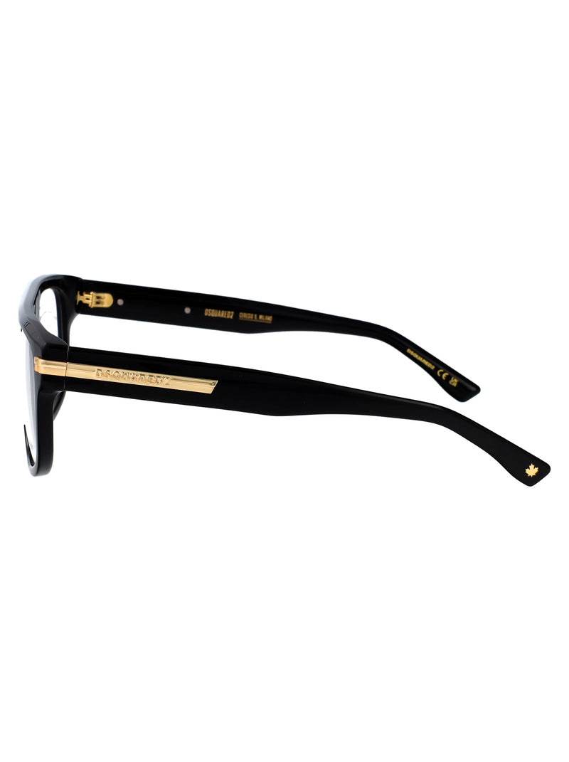 Dsquared2 D20179 Sunglasses — Black Acetate