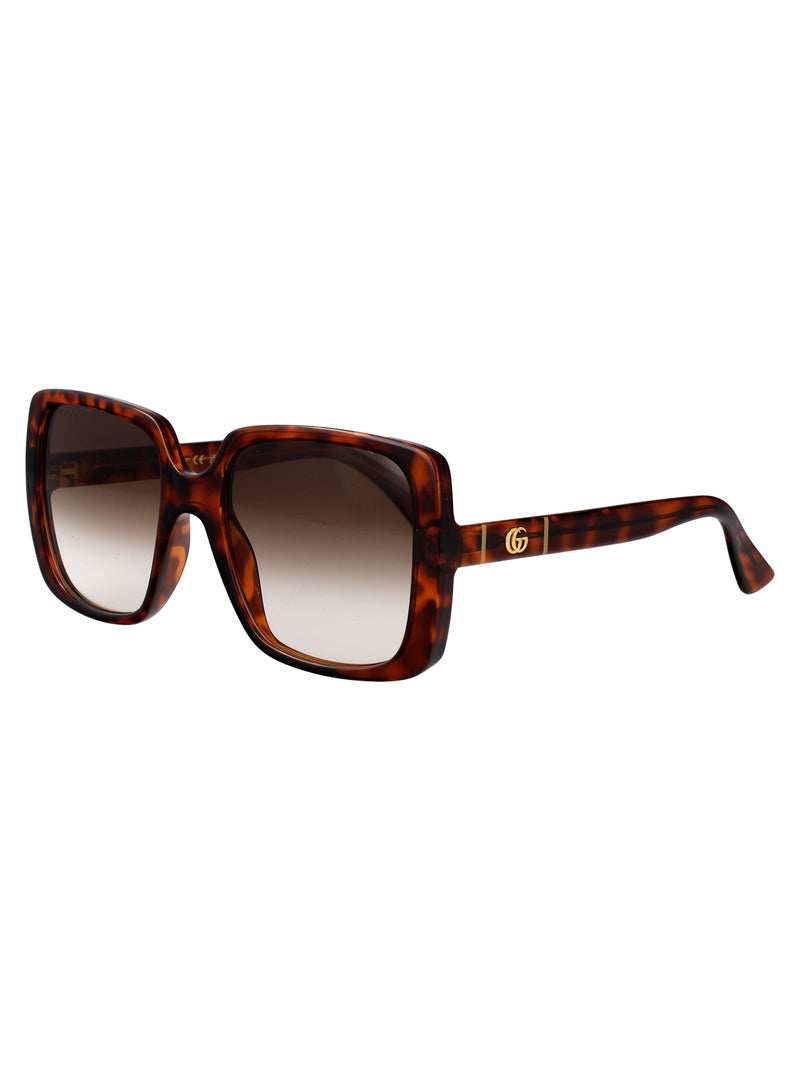 Gucci Gg0632s Tortoiseshell Injected Sunglasses — Brown