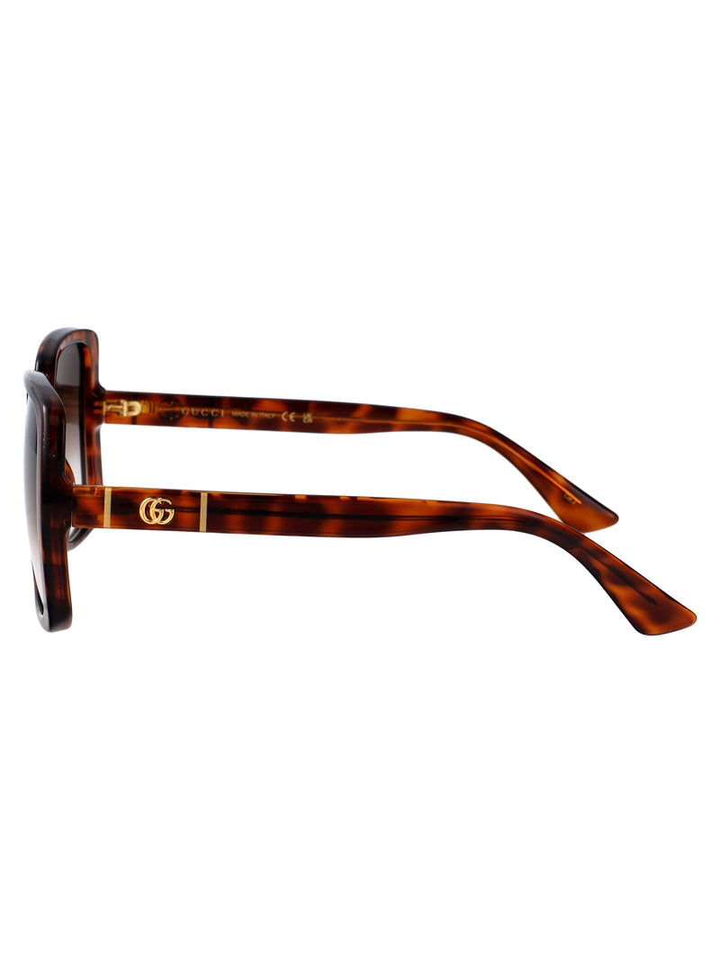 Gucci Gg0632s Tortoiseshell Injected Sunglasses — Brown
