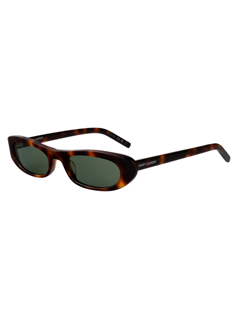 Saint Laurent Sl557 Tortoiseshell Acetate Sunglasses — Havana