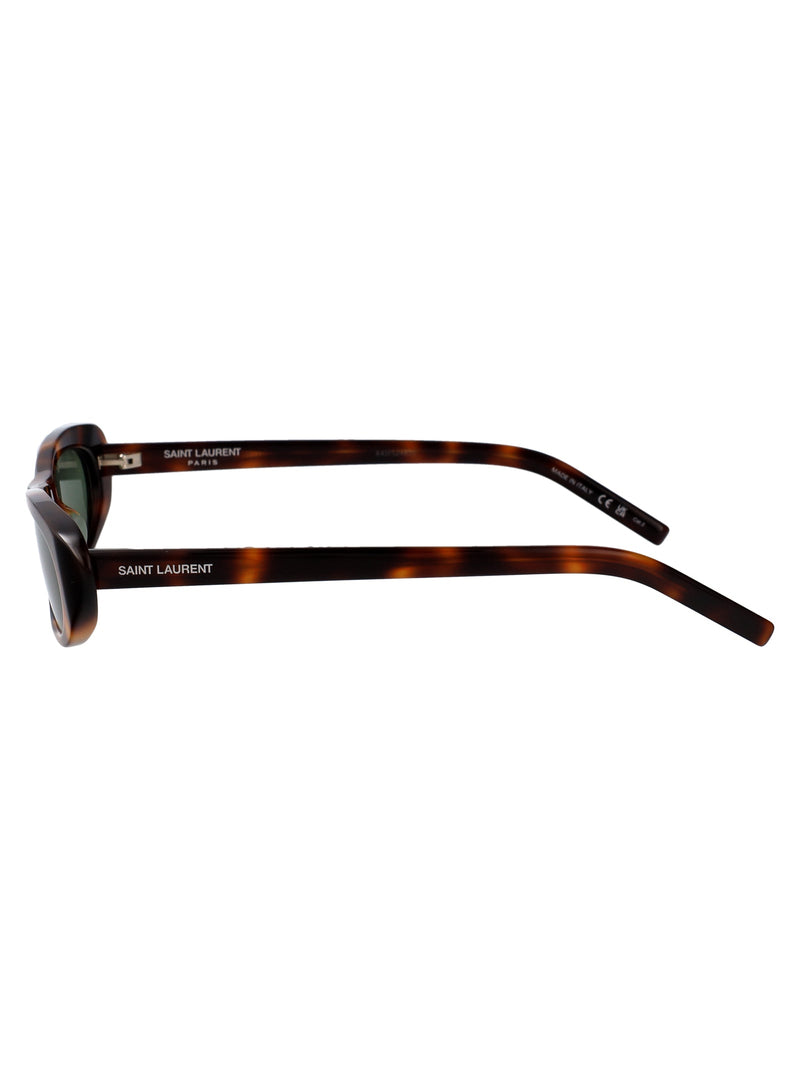 Saint Laurent Sl557 Tortoiseshell Acetate Sunglasses — Havana
