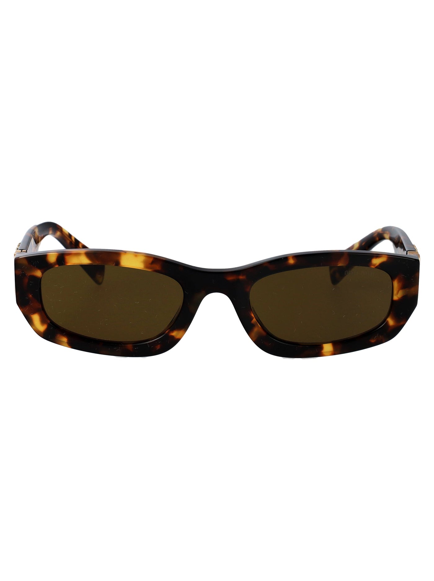 Miu Miu 0mu Sunglasses — Brown Acetate