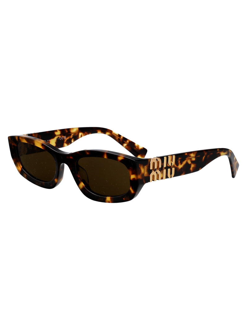 Miu Miu 0mu Sunglasses — Brown Acetate