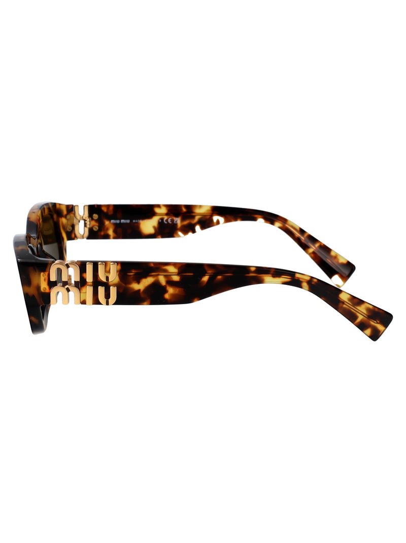 Miu Miu 0mu Sunglasses — Brown Acetate