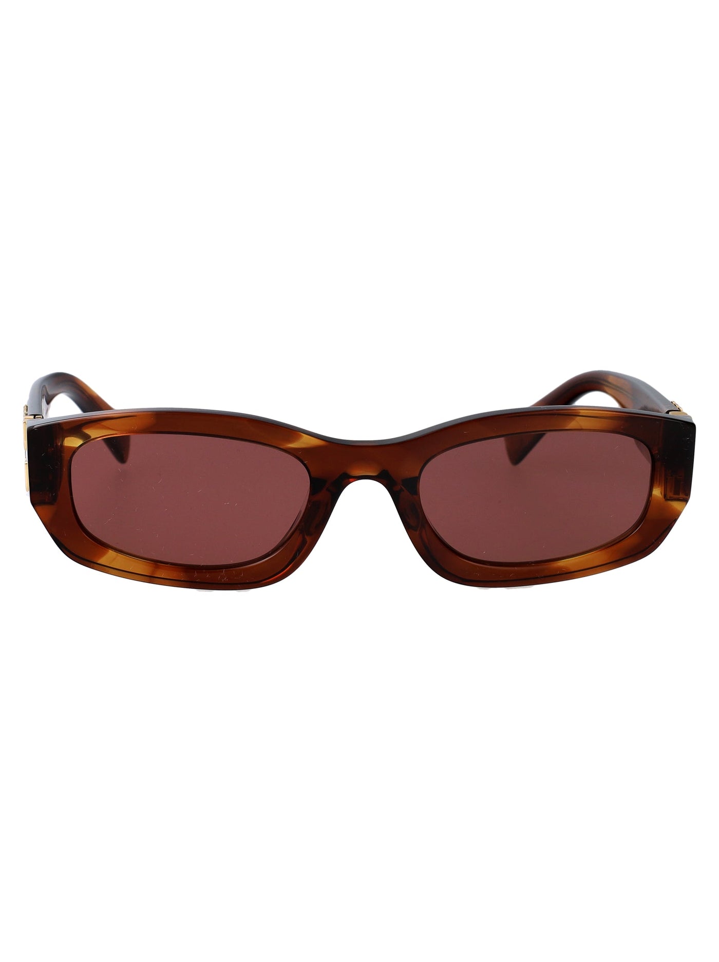 Miu Miu 0mu Sunglasses — Brown Acetate