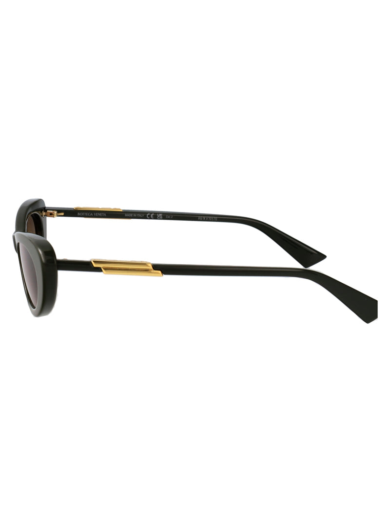 Bottega Veneta Bv1447s Sunglasses — Green Acetate