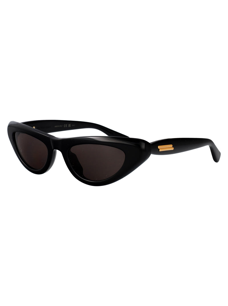 Bottega Veneta Bv1450s Cat-Eye Acetate Sunglasses — Black