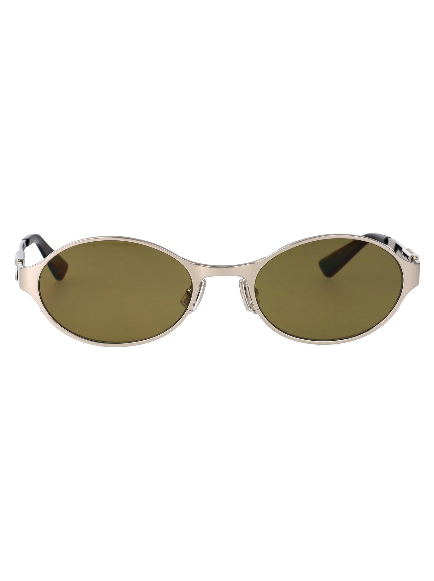 Bottega Veneta Bv1456s Sunglasses — Silver Metal