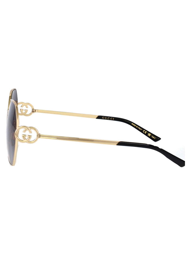 Gucci Gg2046s Sunglasses — Gold Metal