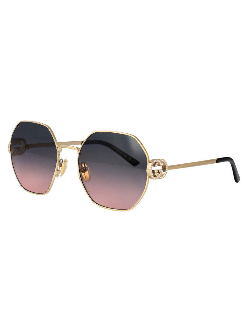 Gucci Gg2046s Sunglasses — Gold Metal