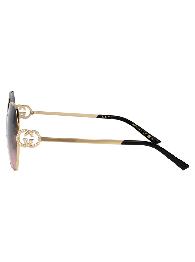 Gucci Gg2046s Sunglasses — Gold Metal