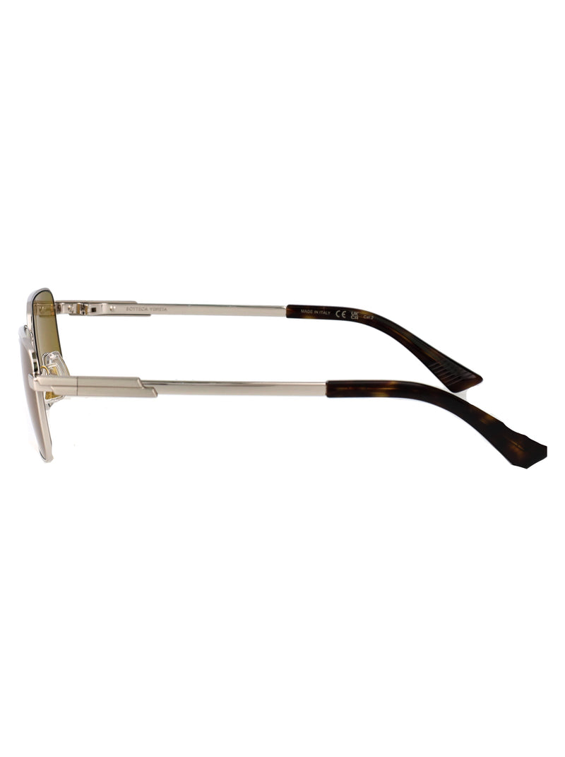 Bottega Veneta Bv1469s Sunglasses — Silver Metal