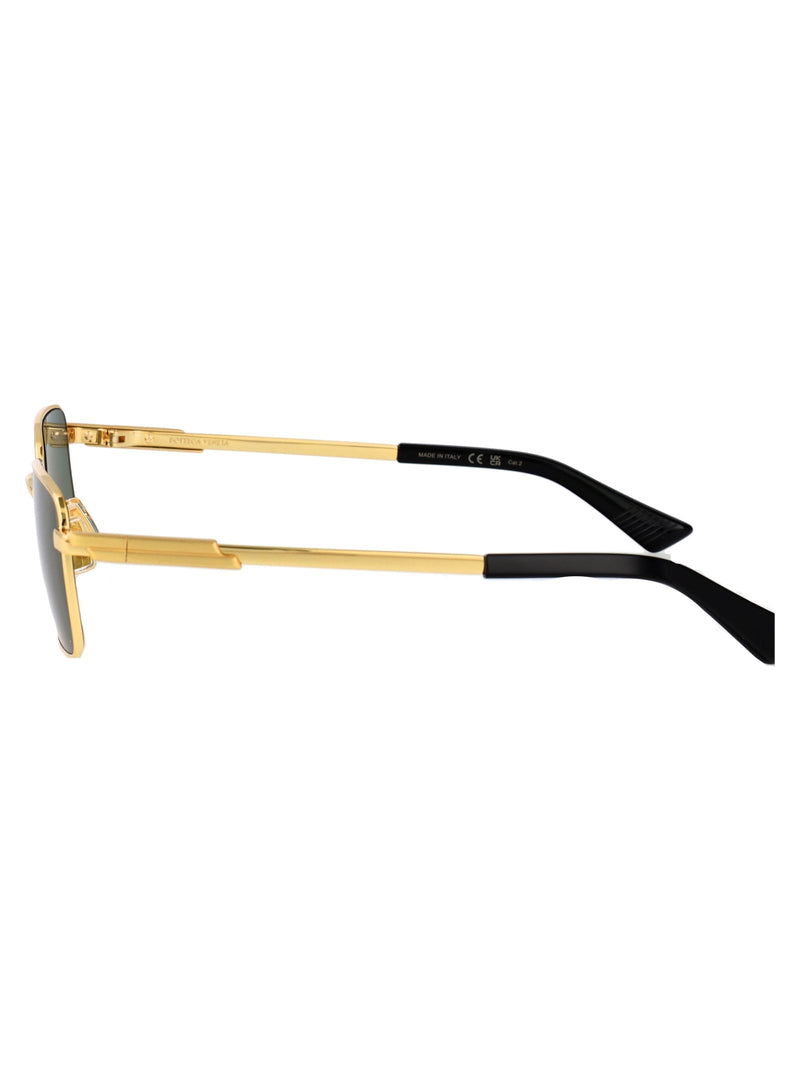 Bottega Veneta Bv1469s Sunglasses — Gold Metal