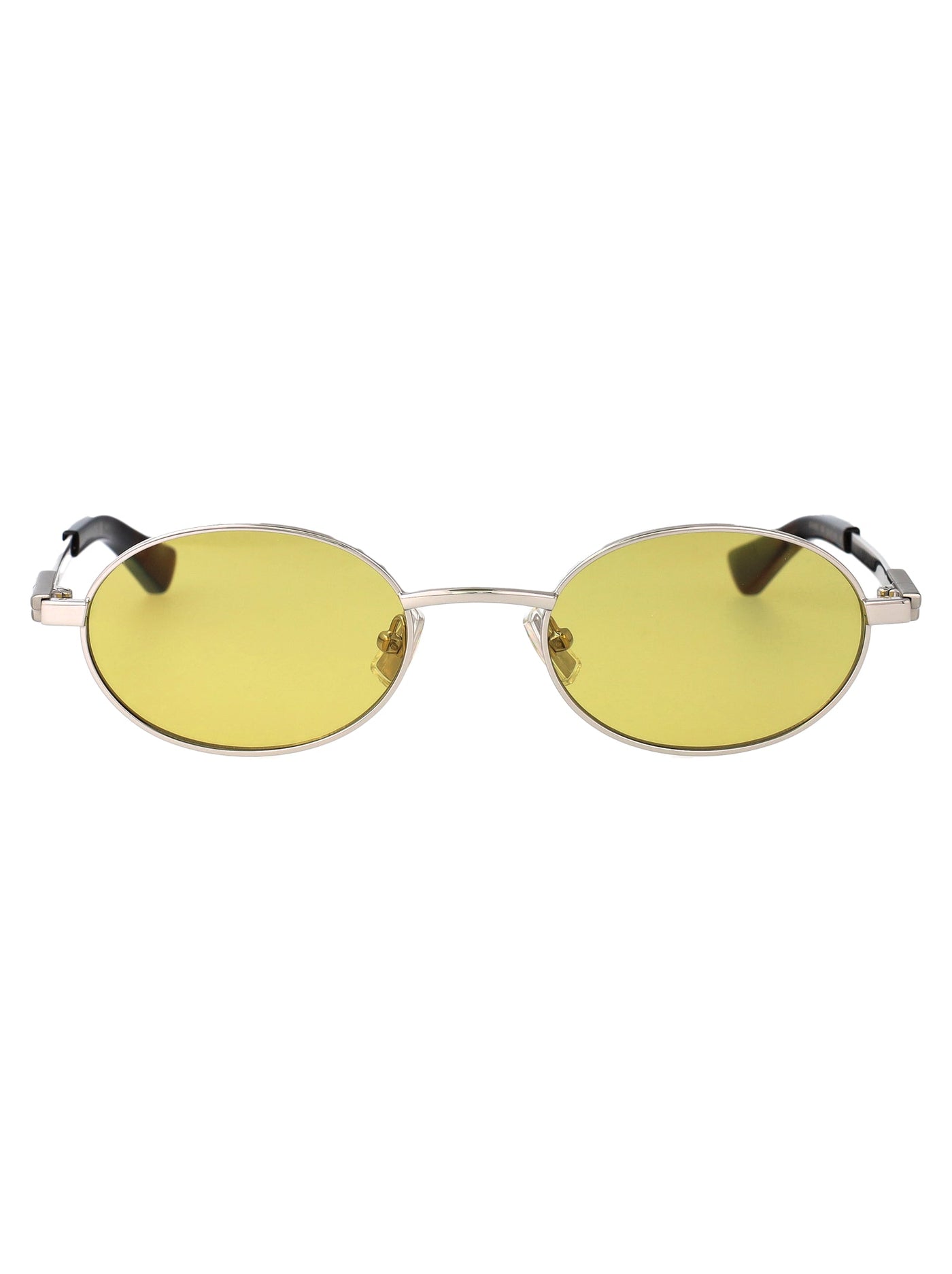 Bottega Veneta Bv1470s Sunglasses — Silver Metal