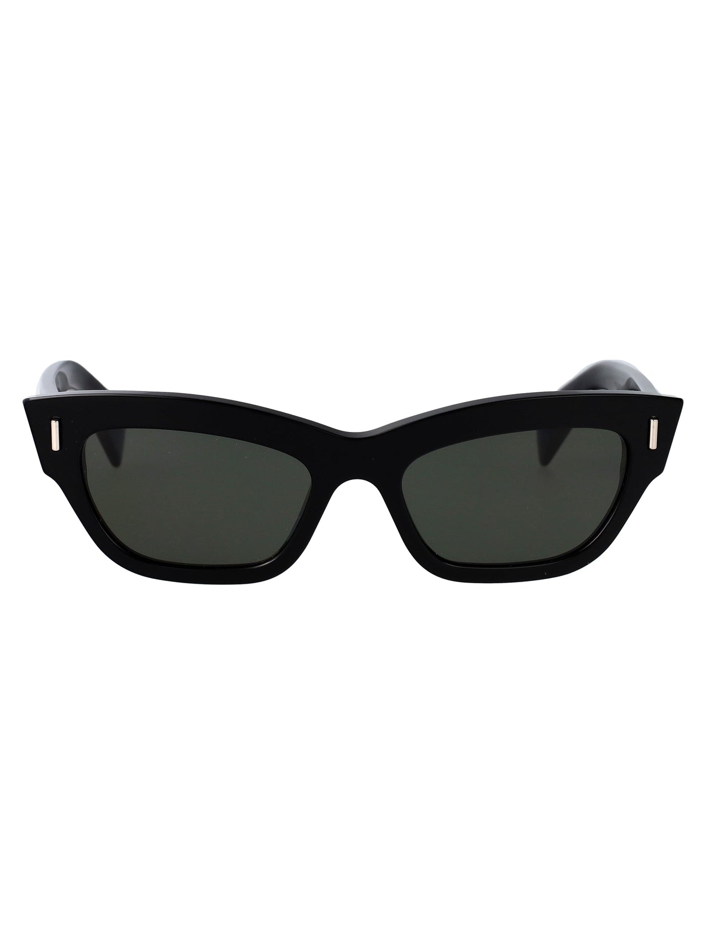 Alexander Mcqueen Am0548s Black Acetate Cat-Eye Sunglasses —