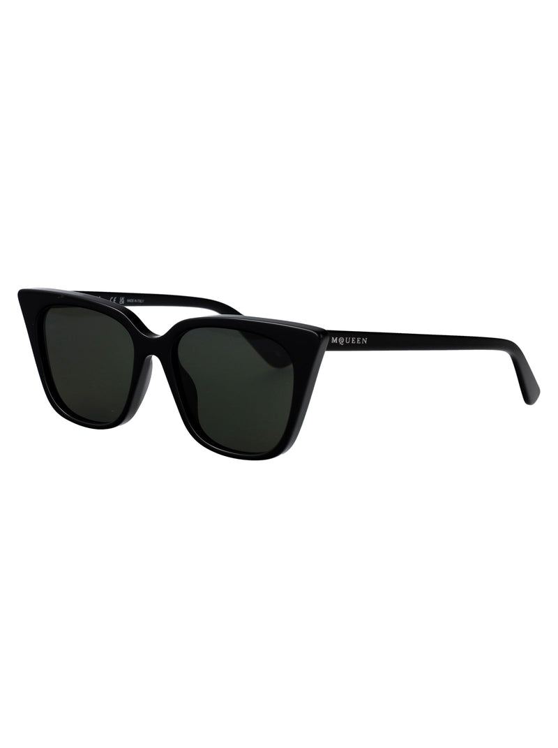 Alexander Mcqueen Am0556s Cat-Eye Acetate Sunglasses — Black