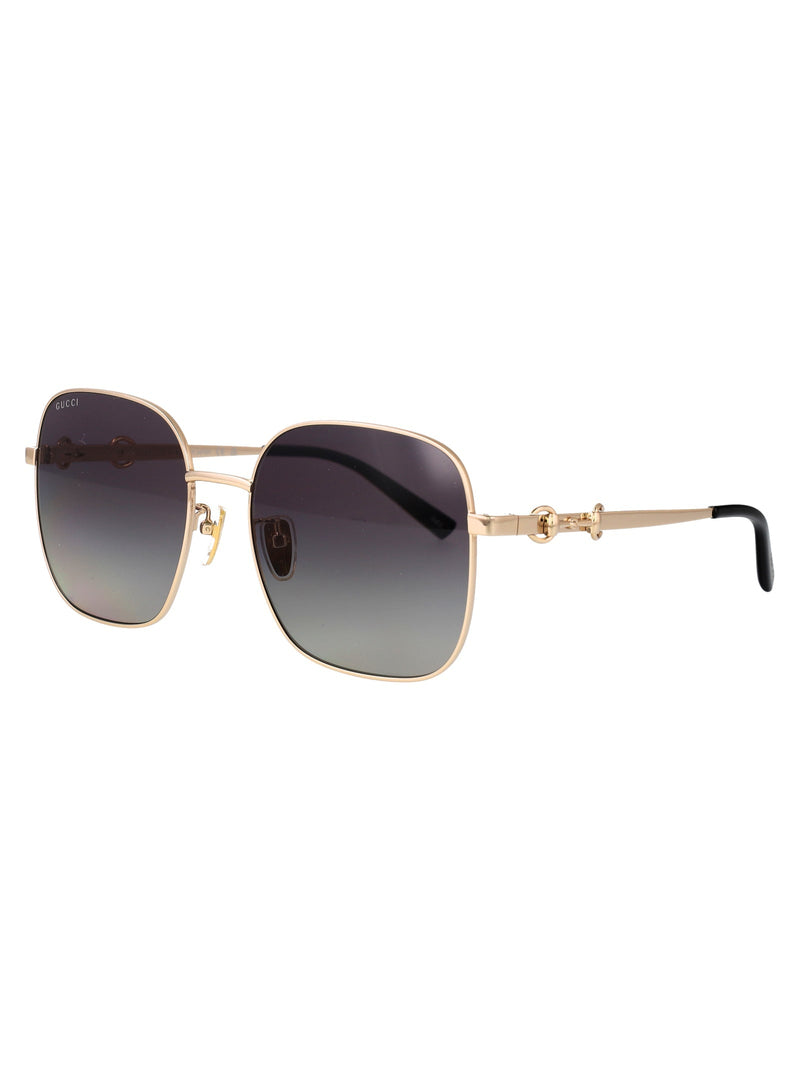 Gucci Gg2053s Gold Metal Square Sunglasses —