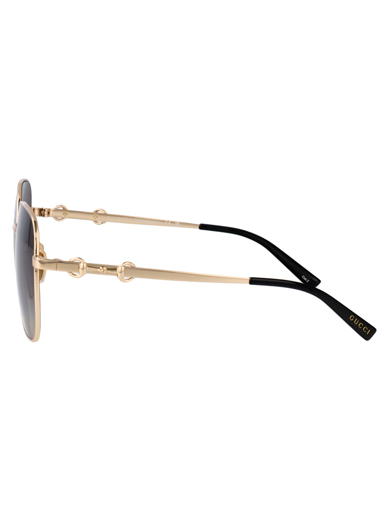 Gucci Gg2053s Gold Metal Square Sunglasses —