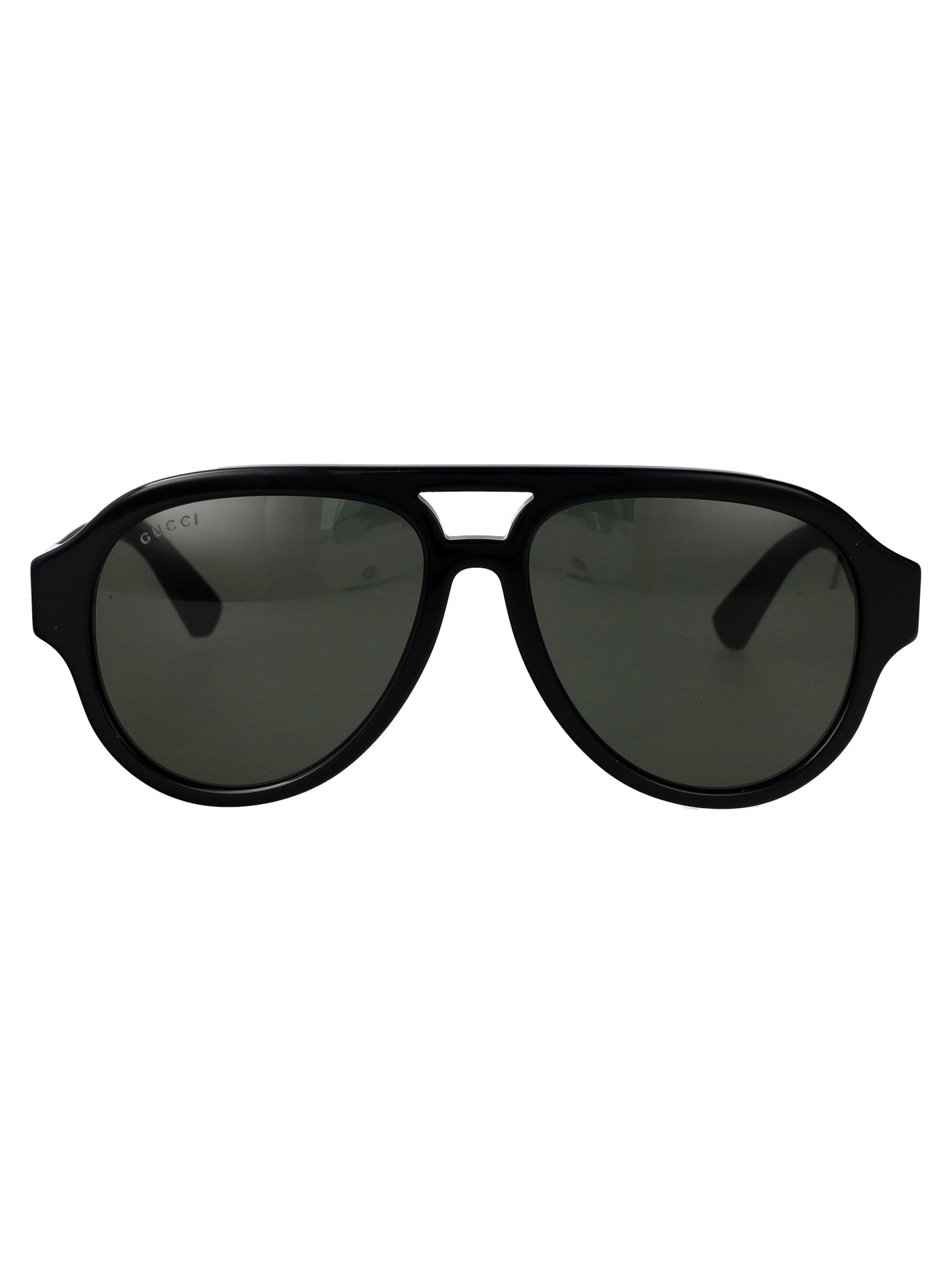 Gucci Gg2088s Acetate Pilot Sunglasses — Black