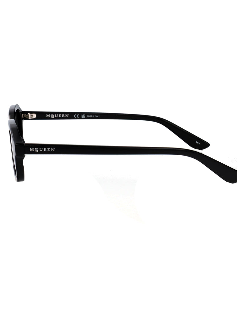Alexander Mcqueen Am0558s Black Acetate Sunglasses —