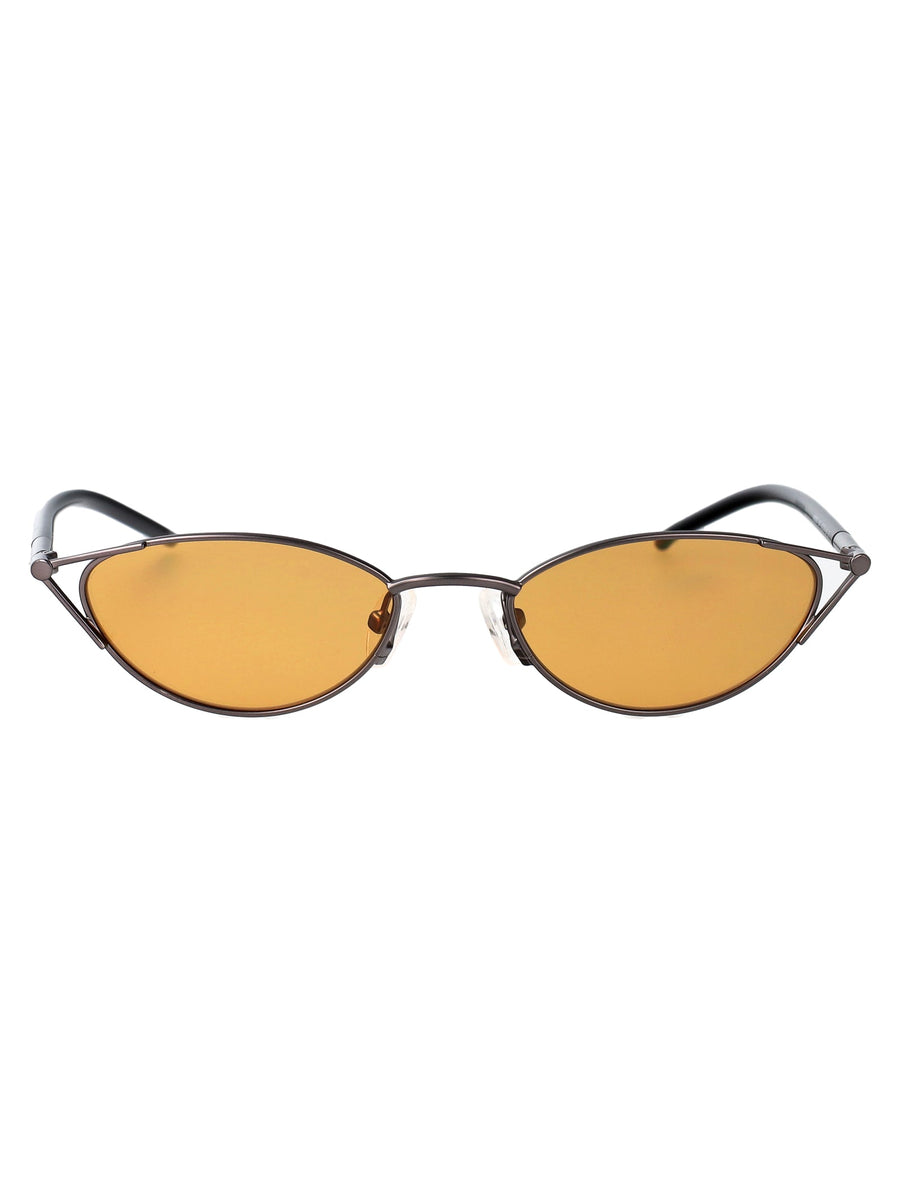 Alexander Mcqueen Am0563s Sunglasses — Gray Metal