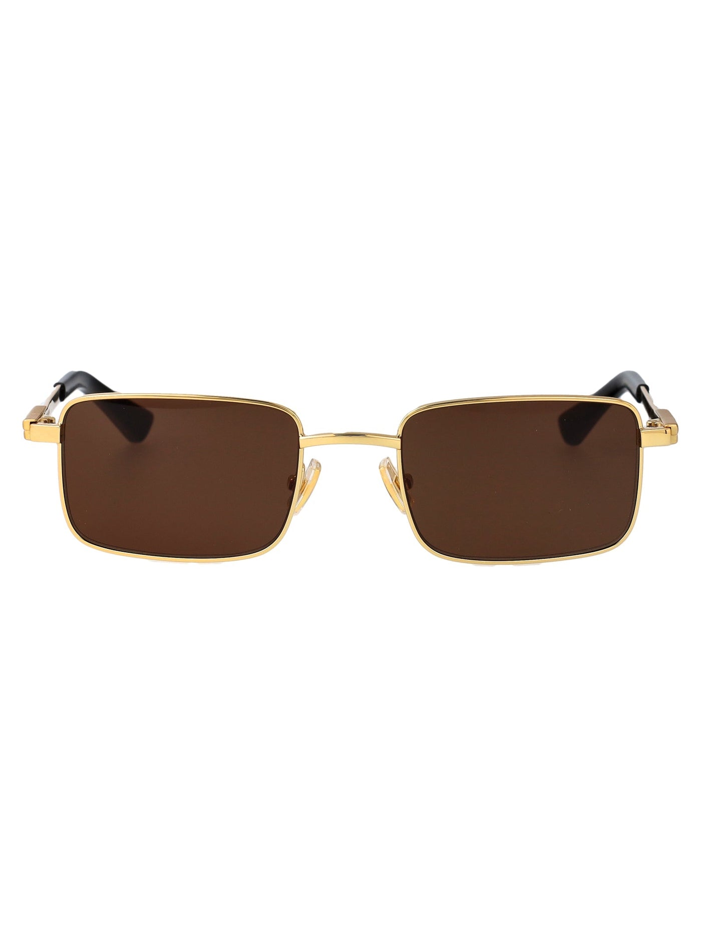 Bottega Veneta Bv1469s Gold Metal Sunglasses —