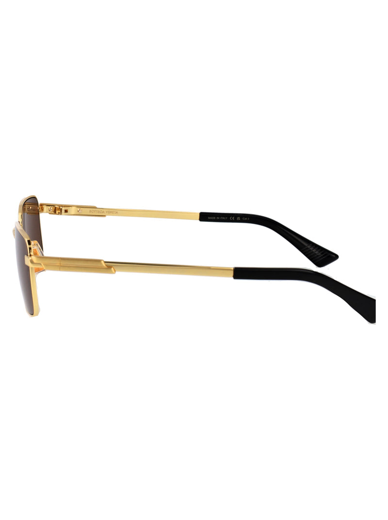 Bottega Veneta Bv1469s Gold Metal Sunglasses —