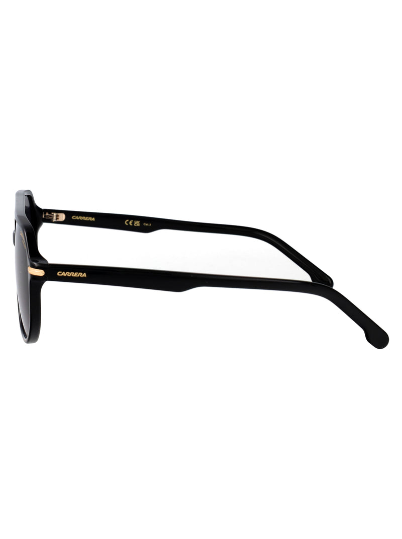 Carrera Acetate Aviator Sunglasses — Black