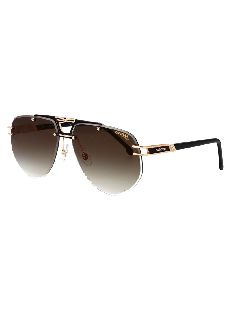 Carrera Gradient Lens Sunglasses — Black Metal