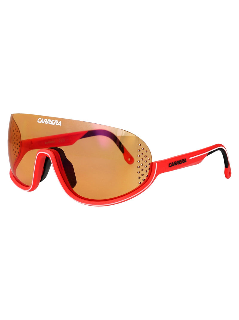 Carrera Carreraeyedra Polyamide Shield Sunglasses — Red Inj-gril