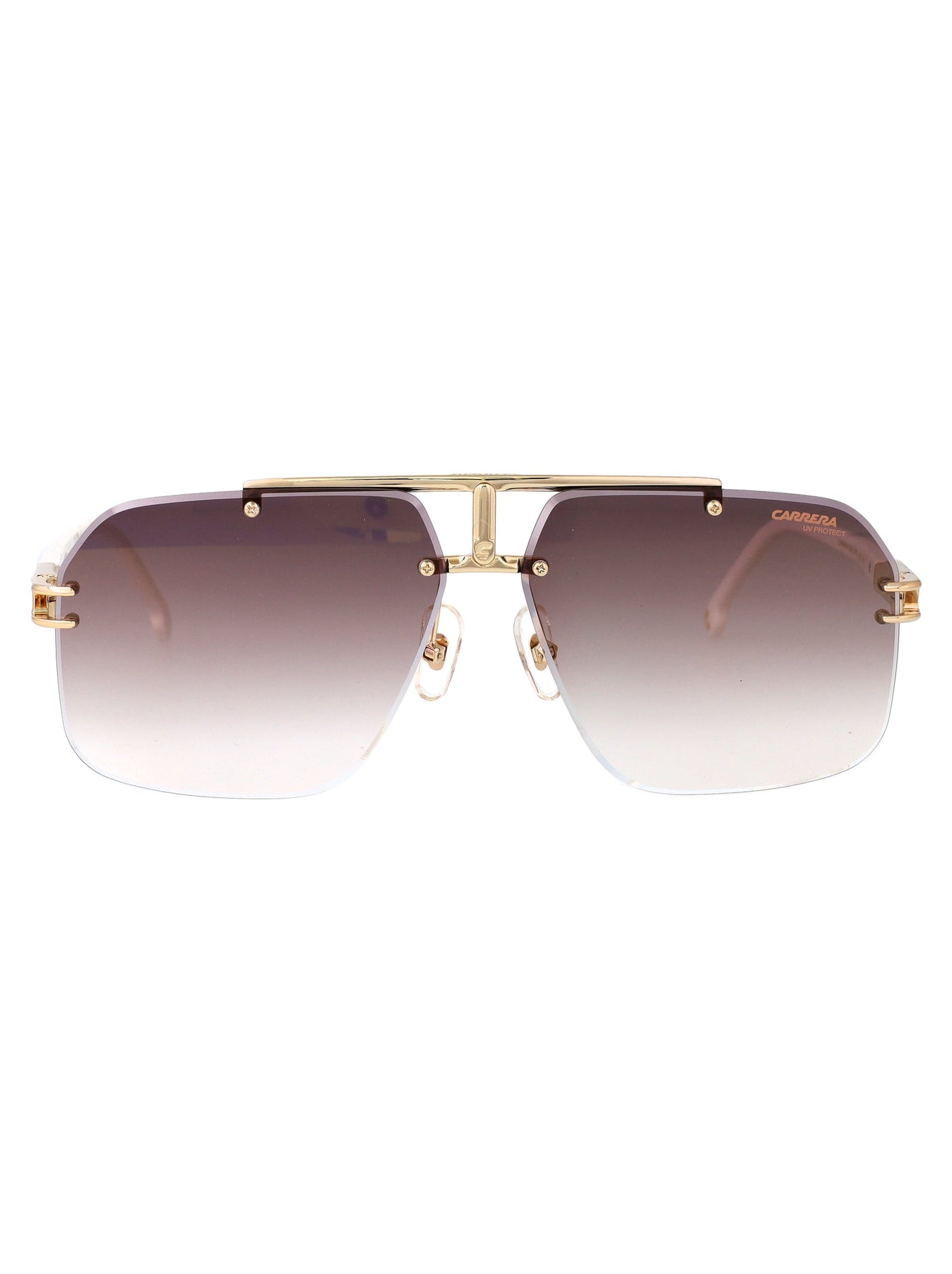 Carrera Gradient Lens Sunglasses — Gold Metal