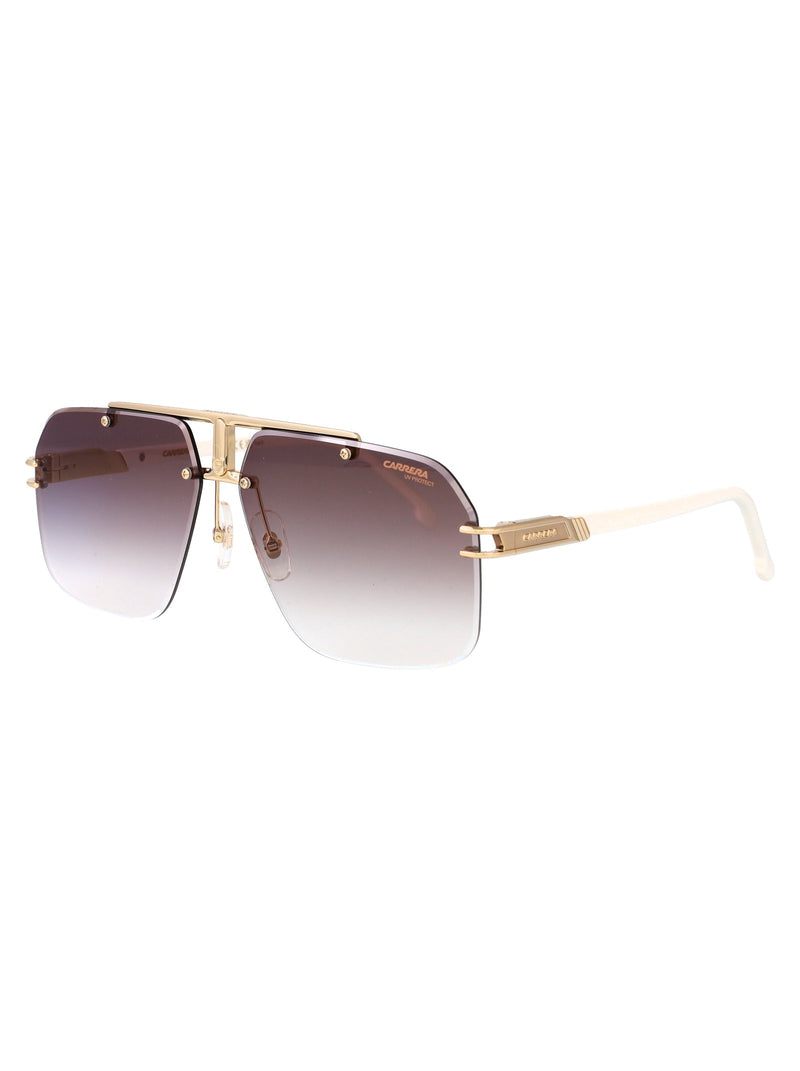 Carrera Gradient Lens Sunglasses — Gold Metal