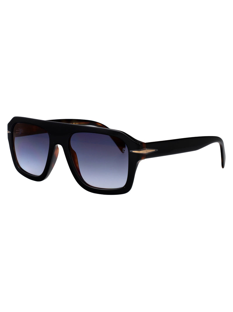 Eyewear By David Beckham Acetate Frame Sunglasses — Black