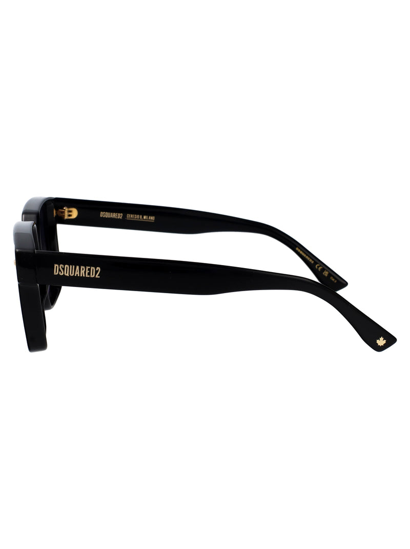 Dsquared2 Injected Plastic Frame Sunglasses — Black