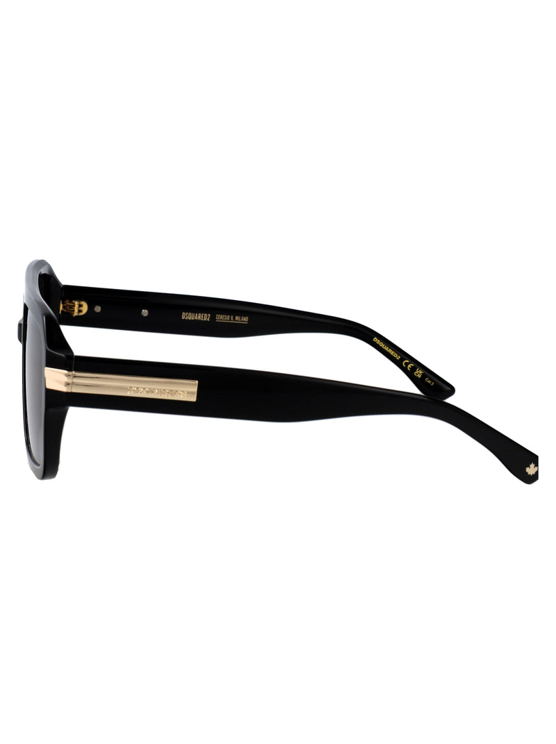 Dsquared2 Acetate Frame Sunglasses — Black