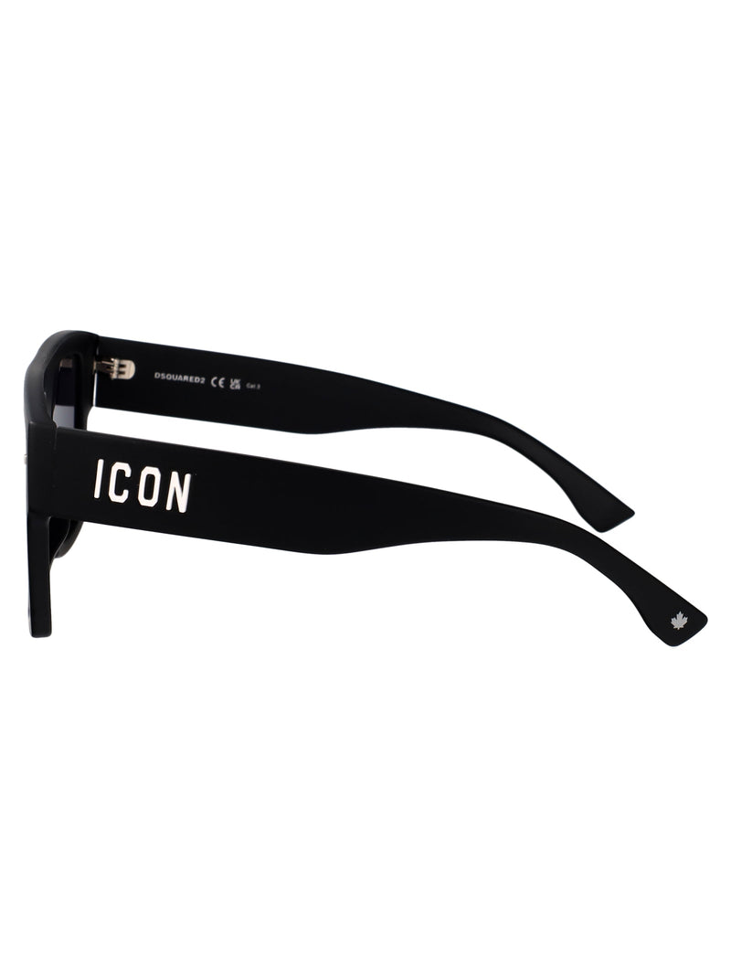 Dsquared2 Matte Black Injected Sunglasses —